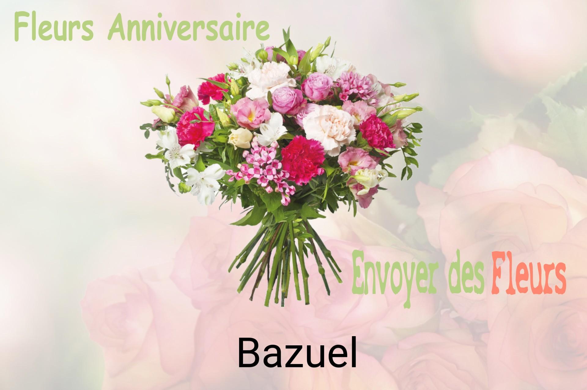 Bouquet de fleurs d’anniversaire livré à Bazuel