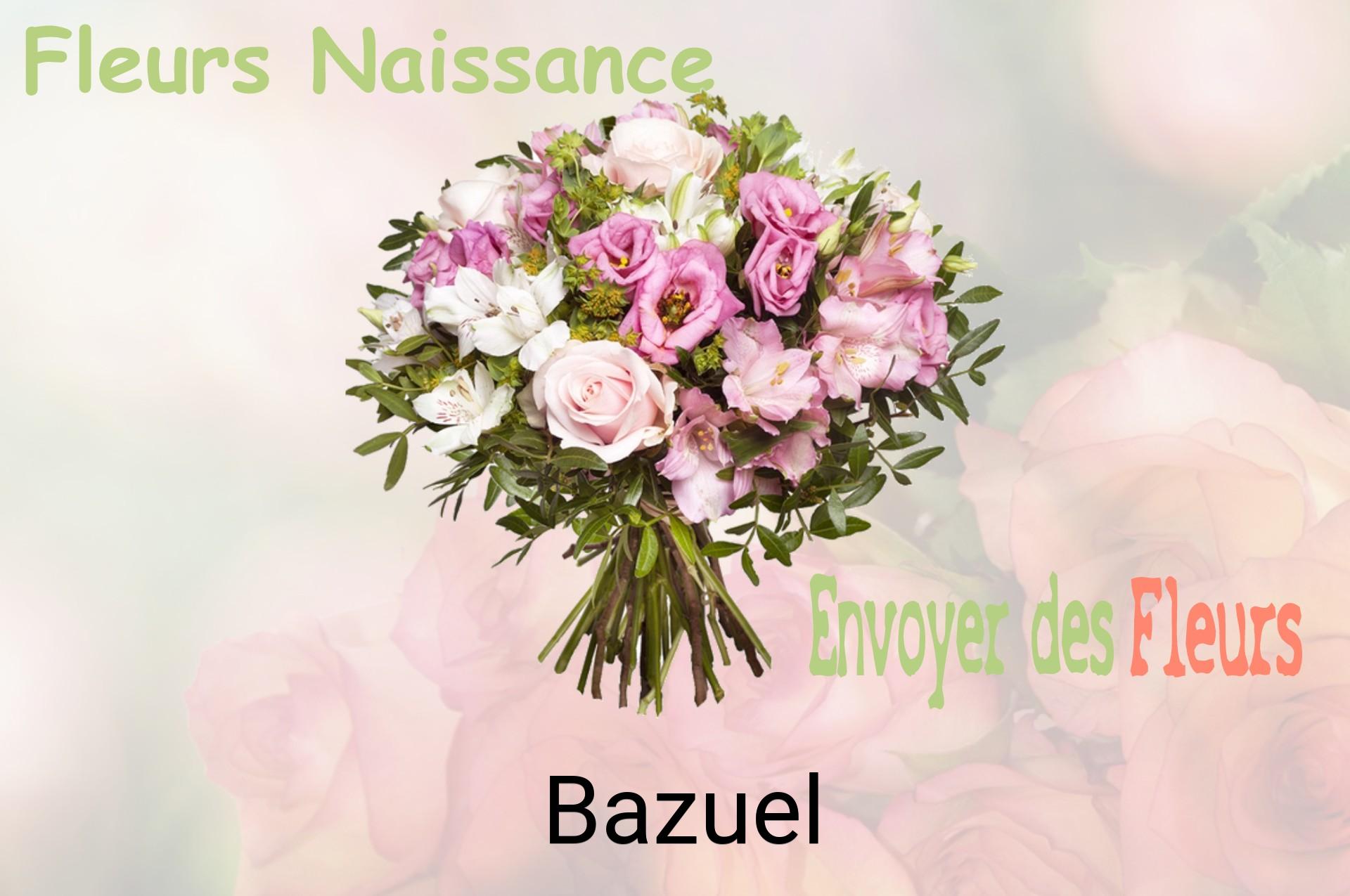 Bouquet de fleurs de naissance livré à Bazuel