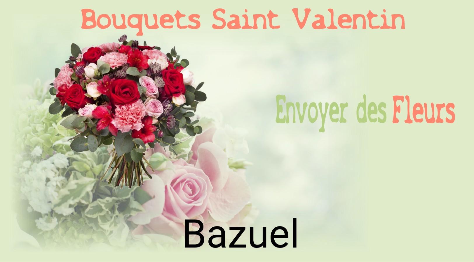 Roses de Saint-Valentin livrées à Bazuel